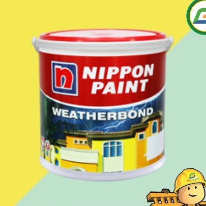 Cat Weatherbond 2,5ltr/=3,5 kg untuk Cuaca Ekstrim-Cat Eksterior-Nippon Paint Murah Dan Berkualitas