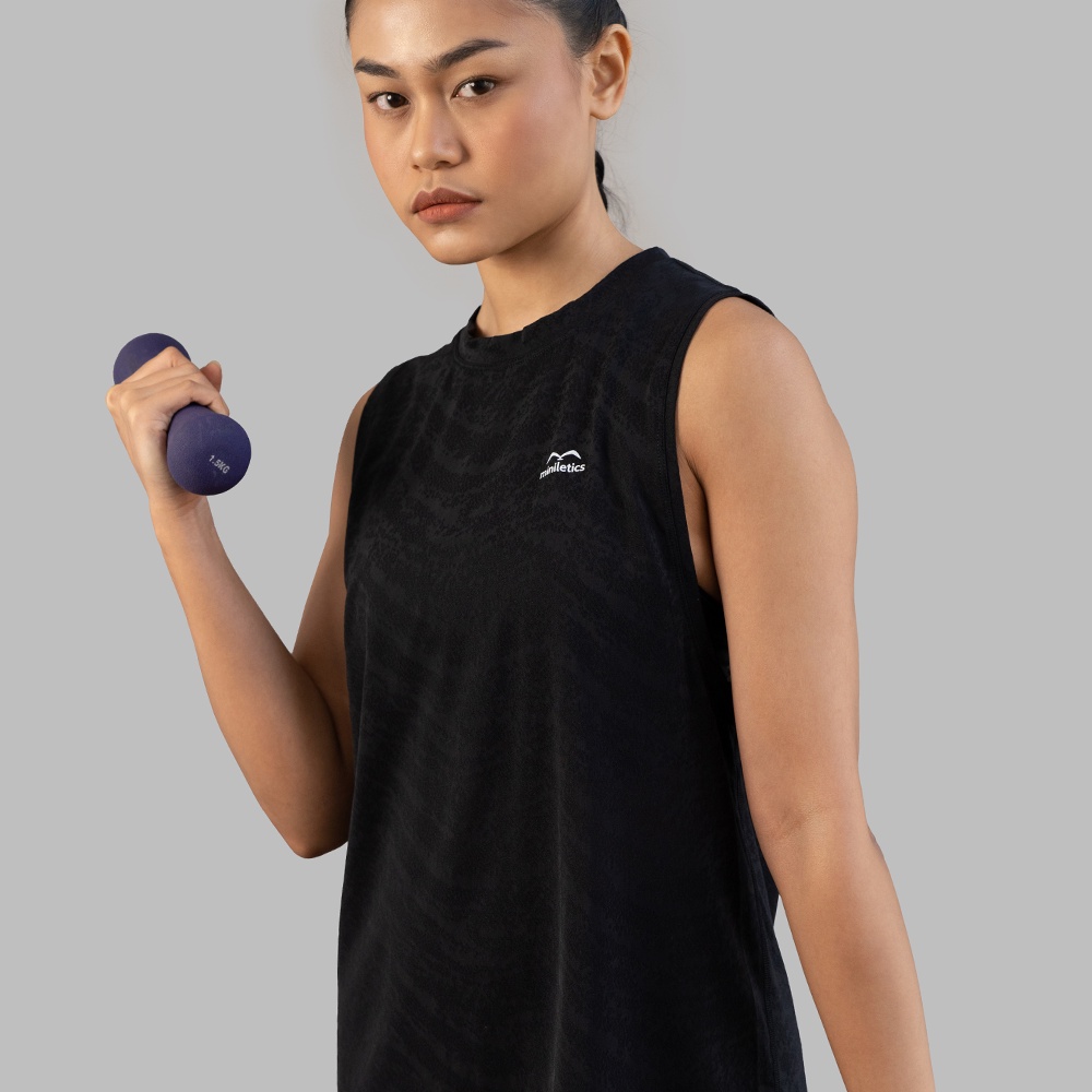 miniletics Last Stock - Power Mesh Tank Top Olahraga Wanita