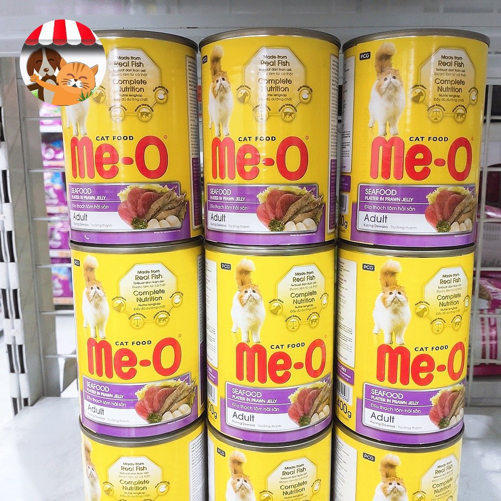 Me-O Cat Food Seafood - Makanan Basah Kucing - 400 gr