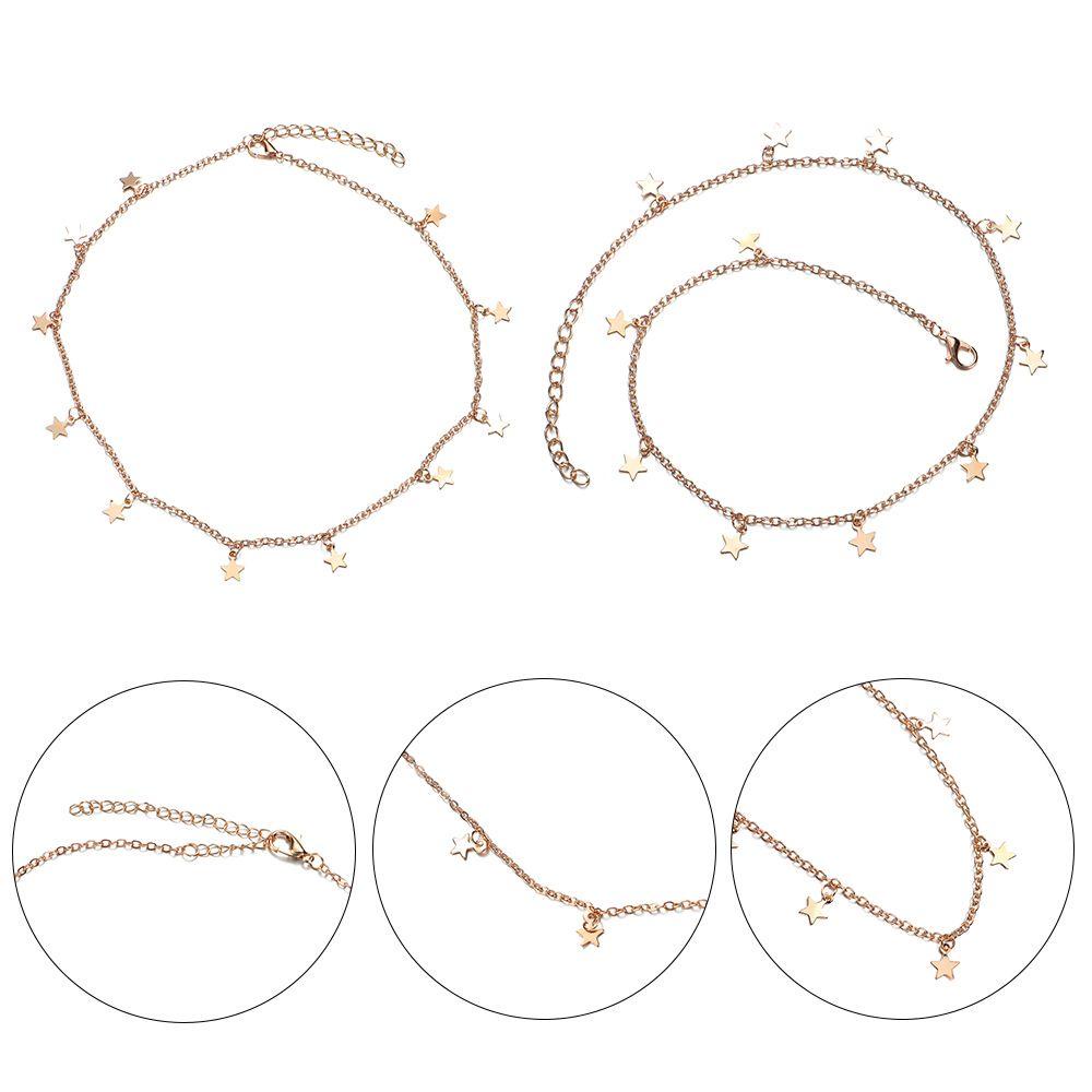 Lily Star Rantai Perhiasan Fashion Geometris Wanita Chocker