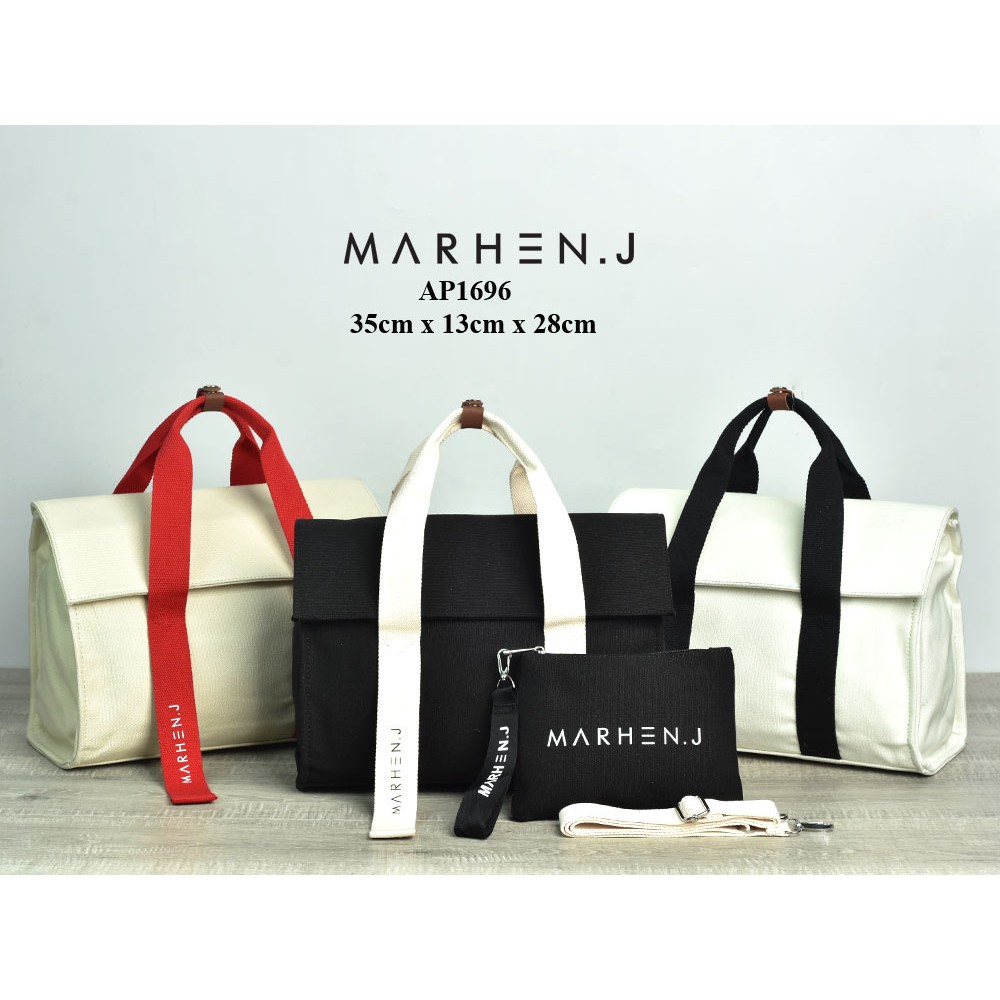 Grosir Tas Murah Tas Marhen J Tote Roy Canvas Mini Semi Premium AP1696