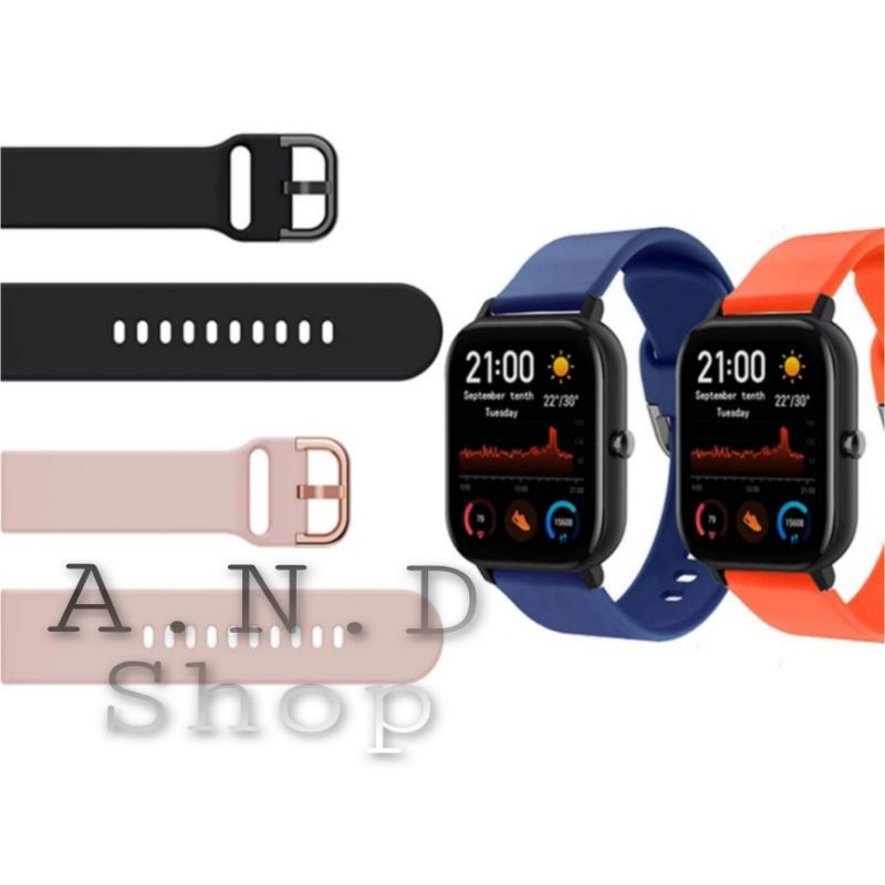 AMAZFIT GTS 1 2 MINI LITE STRAP RUBBER SILIKON QUICK RELEASE WATCH BAND TALI JAM TANGAN
