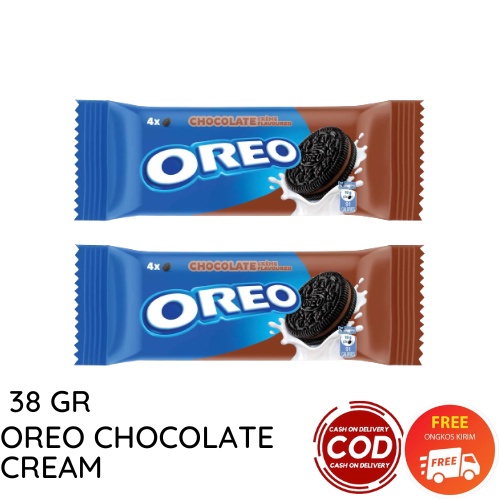 OREO ORIGINAL, ICE CREAM, STRAW CREAM &amp; CHOCOLATE CREAM 38 GR