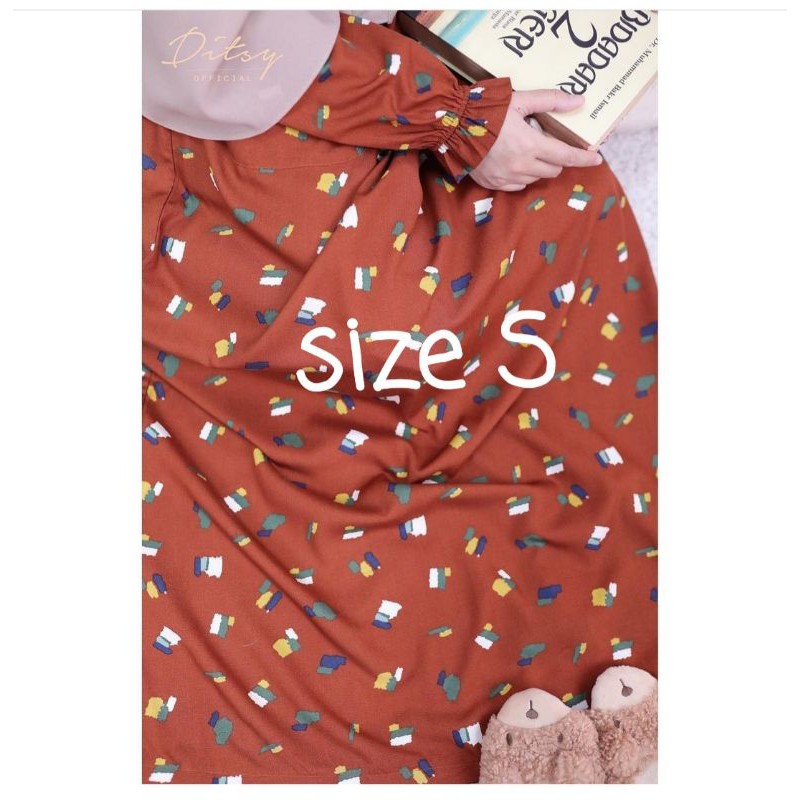 Paint brown nightgown ditsy