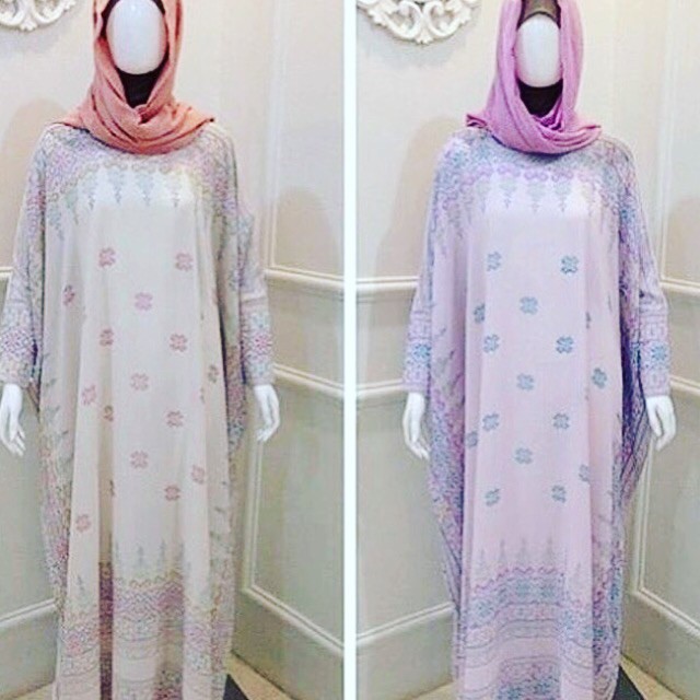 Gadang Kaftan Riamiranda Preloved Warna Pink Ria Miranda Second