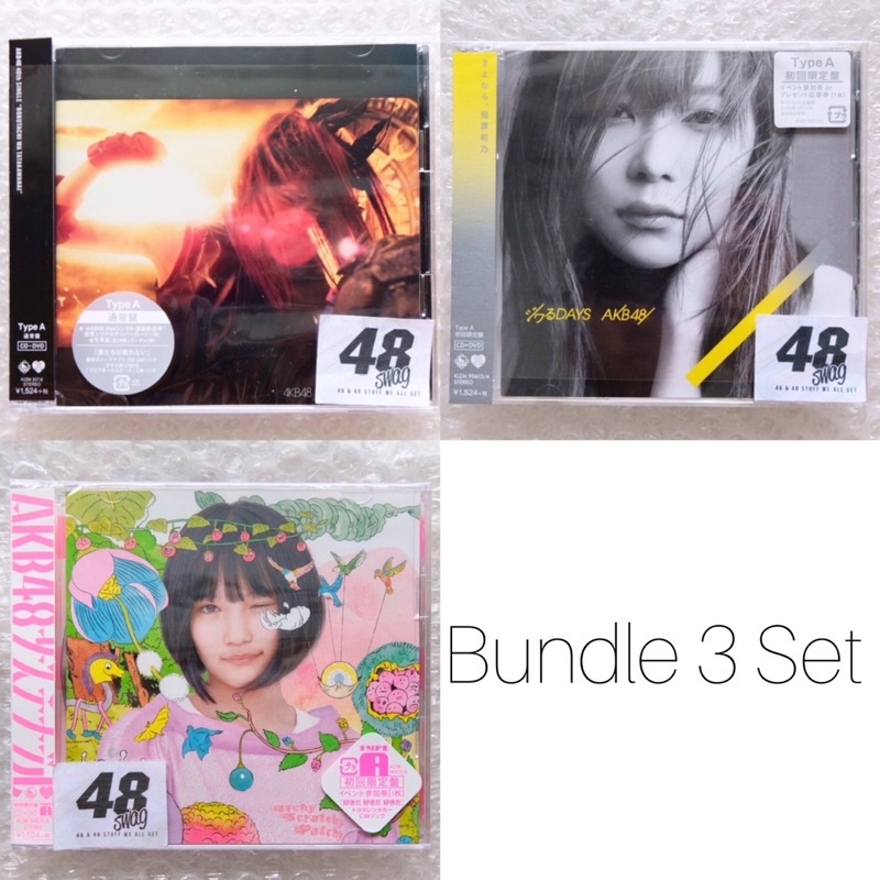 Jual [bundle Set] 3 Set Single Akb48 Cd Dvd Shopee Indonesia