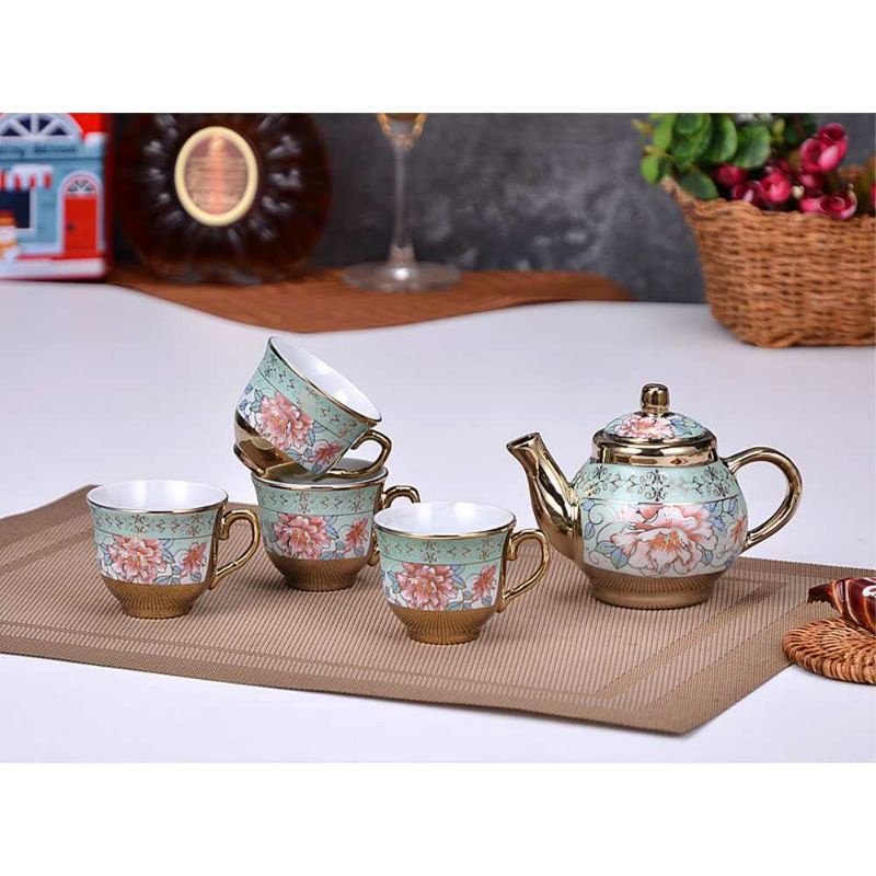 Cangkir Keramik 6 Set in 1 European Style Art Vintage-B50