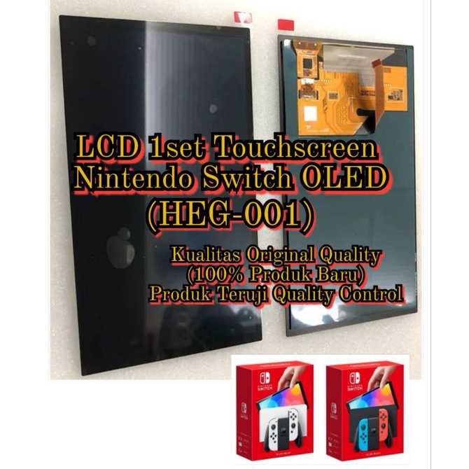 LCD 1set Touchscreen Nintendo Switch OLED HEG-001 (Original Quality)