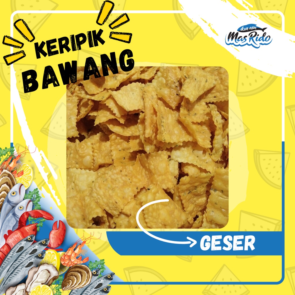 

Keripik Bawang Keripik Pangsit Gurih Renyah Garing Camilan Kue Bawang