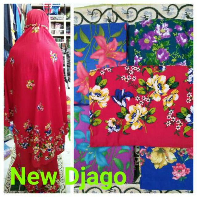 Mukena motif Bali katun murah dan bagus
