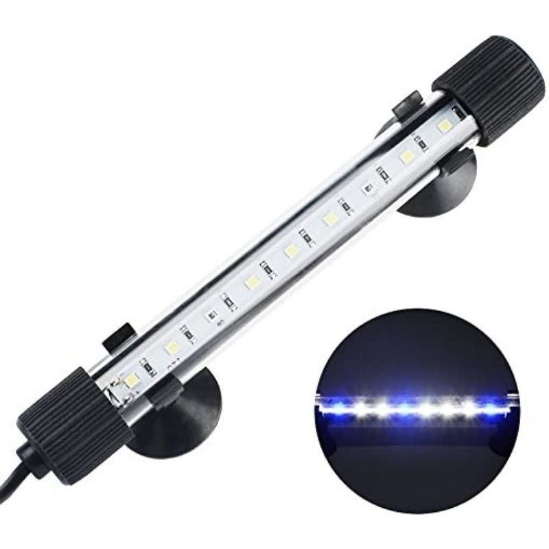 Lampu Celup Ikan Aquarium Led - 20cm / lampu aquascape / lampu led aquarium / lampu anti air / lampu tank / lampu aquarium