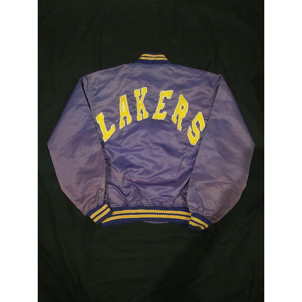 varsity Lakers jaket starter jaket CHALKLINE jaket Lakers Lakers vintage CHALKLINE Lakers