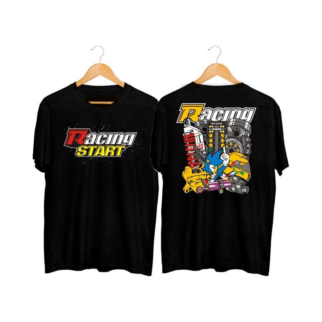 Kaos Distro Pria -  T-Shirt Pria -  Kaos Pria Racing Start - 187