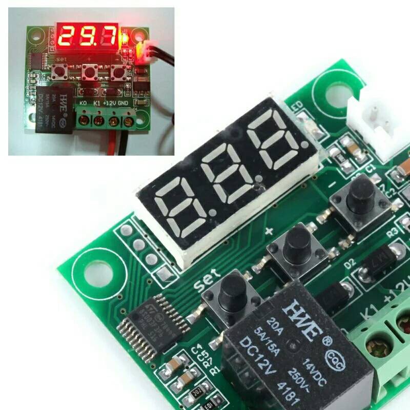 W1209 Digital Thermostat Thermometer Temperature Control Suhu DC 12V