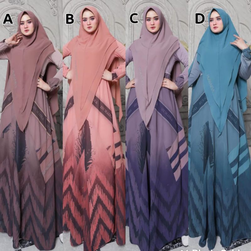 GAMIS SYARI PREMIUM / SYAFA SYARI BY HUMAIRA / GAMIS WANITA TERBARU / HUMAIRA TERBARU