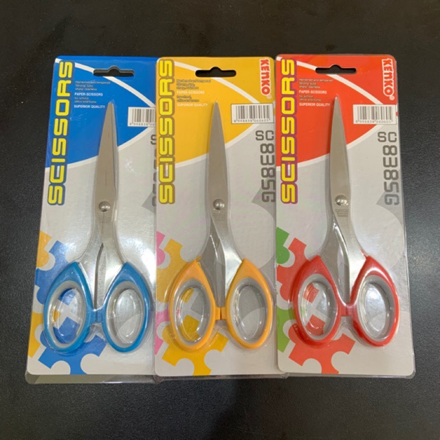 

KENKO Gunting Soft Grip 838 (Medium) Scissor