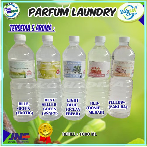 COD_PARFUM LAUNDRY PEWANGI PAKAIAN LAUNDRY 1000 ML DAHSAT CLEAN GRADE A,1X SPRAY WANGINYA TAHAN LAMA