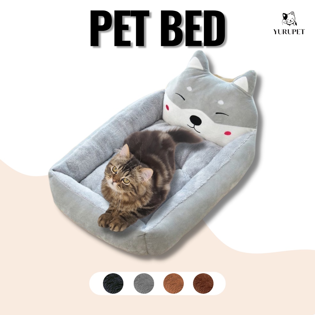 Tempat Tidur/Ranjang Tidur Kucing &amp; Anjing Model Terbaru Bentuk Karakter Wajah Pet