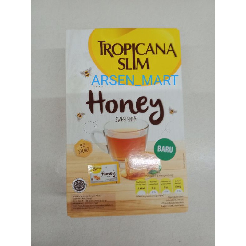 

TROPICANA SLIM SWEETENER HONEY 50'S ( isi 50sachet)