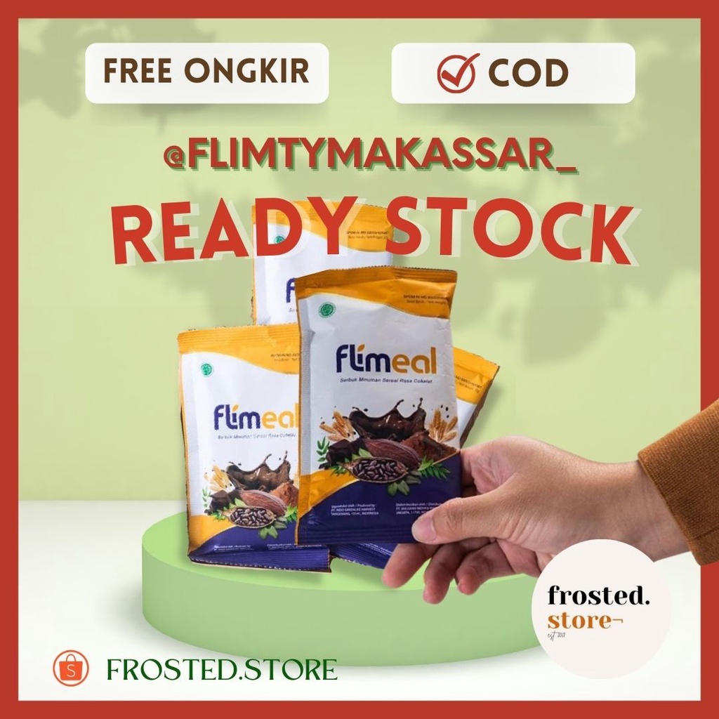 

FLIMEAL Meal Replacement | Pengganti Sarapan | Sereal Coklat