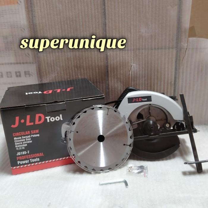 Mesin Potong Kayu 7 Inch Circular Saw Circle Serkel Jld