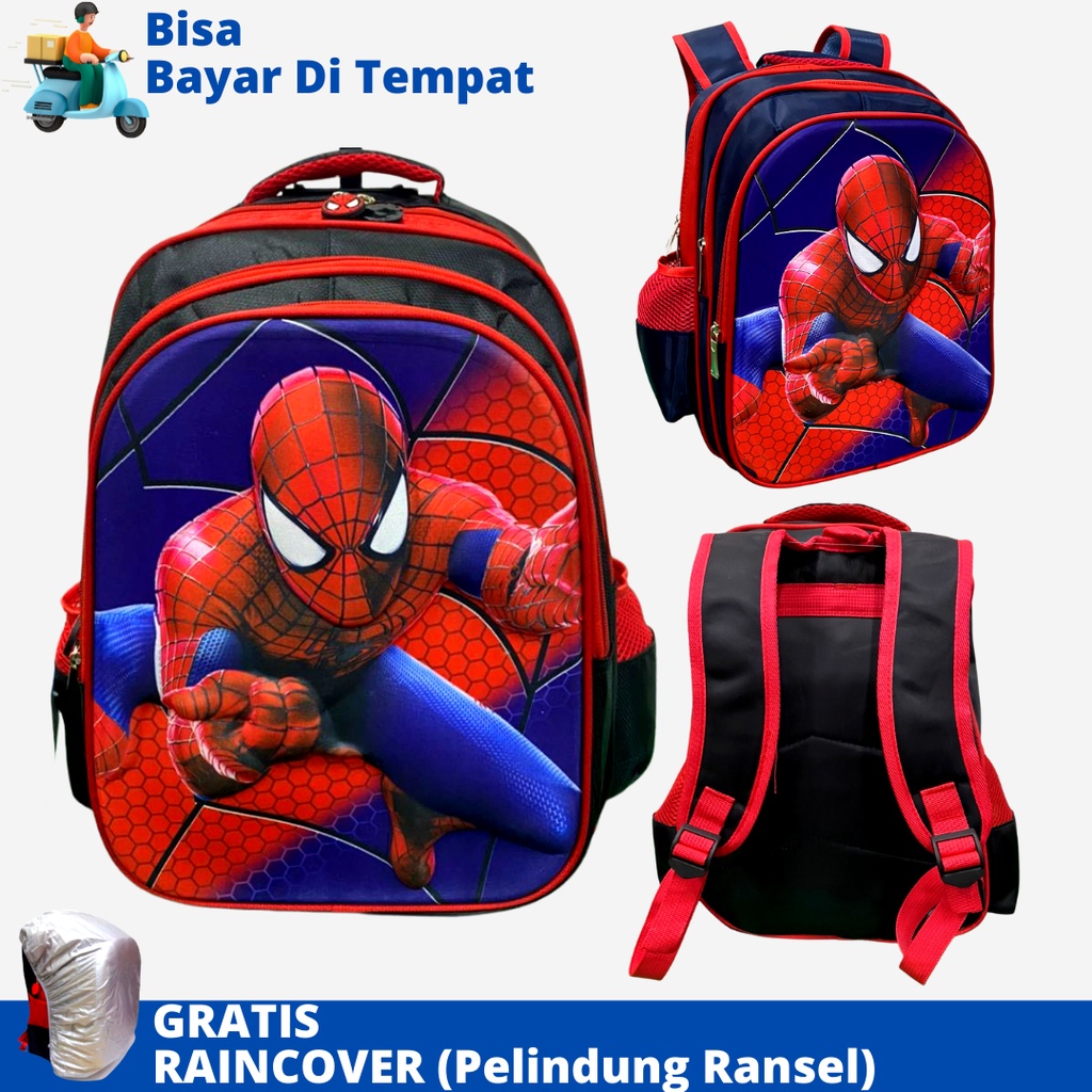 Tas Ransel Anak SD Import DSTR-1916 Ukuran SD Tas Sekolah Tas Anak Laki Laki