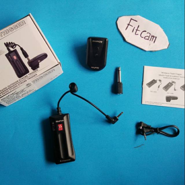 Remote radio triger untuk lampu studio godox nicefoto jinbei tronik