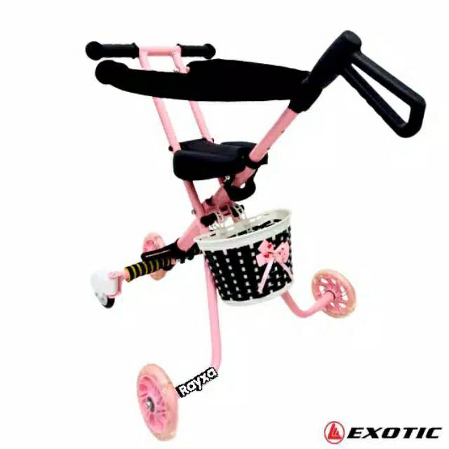 STROLLER EXOTIC LW-001 RODA 5 PINK