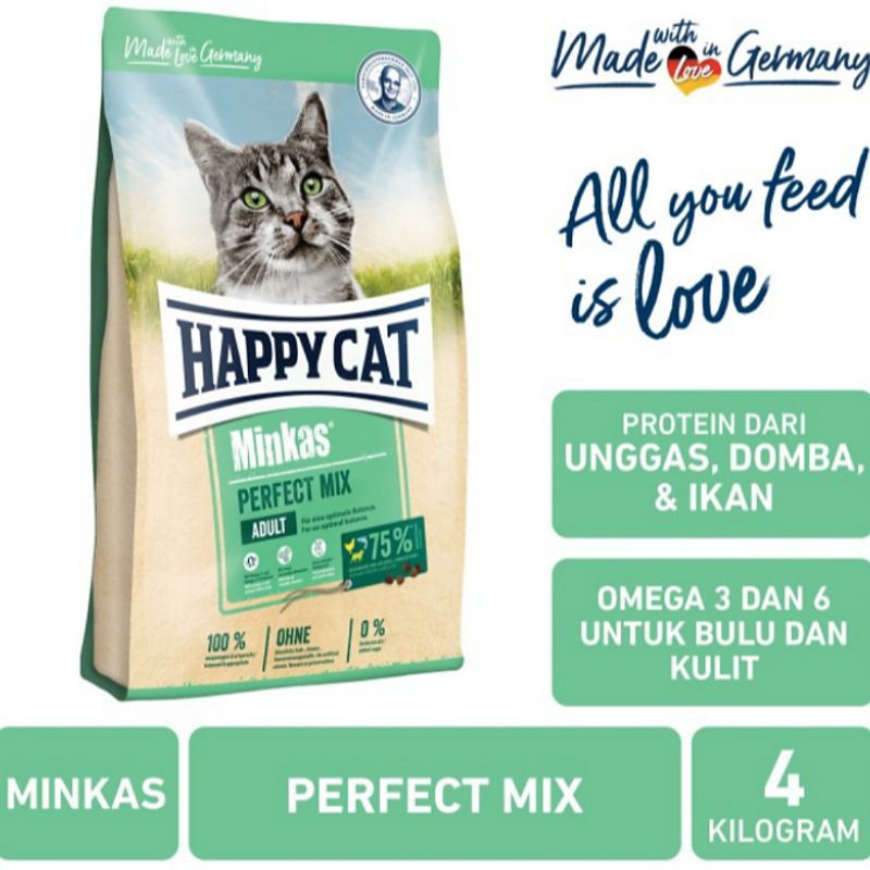 (FRESHPACK) Happycat minkas Perfect Mix freshpack || HAPPY CAT MINKAS PERFECTMIX freshapck