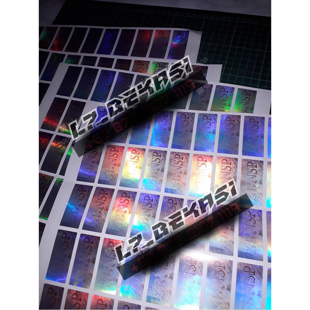 

STICKER HOLOGRAM PRINT FOTO LOGO CUSTOM CUTTING