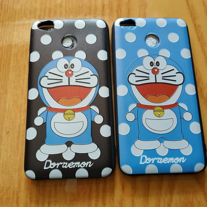 Casing Hp Xiaomi Redmi Note 5 Pro Doraemon Dorayaki Polkadot Timbul Kartun Murah Softcase Shopee Indonesia