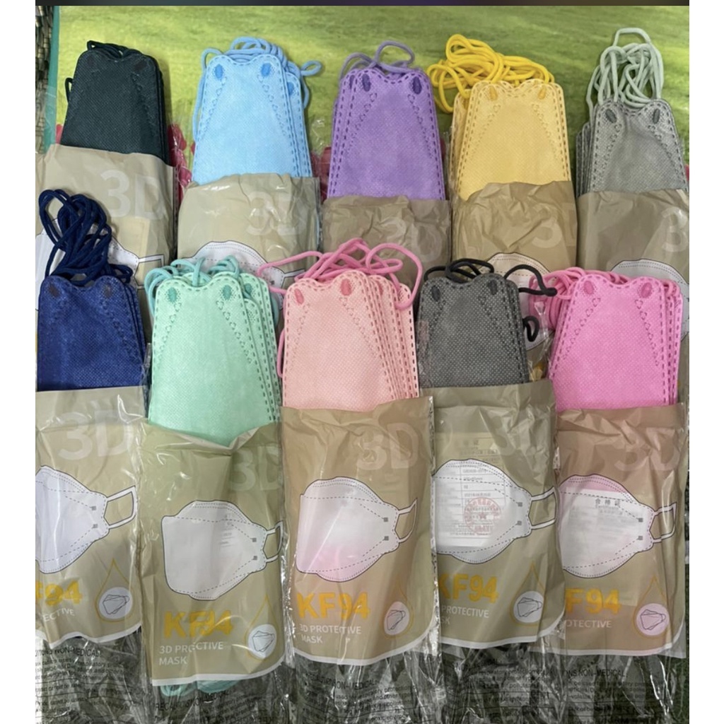 KF94 4ply Masker Dewasa Tali Warna Senada isi 10pcs | Shopee Indonesia