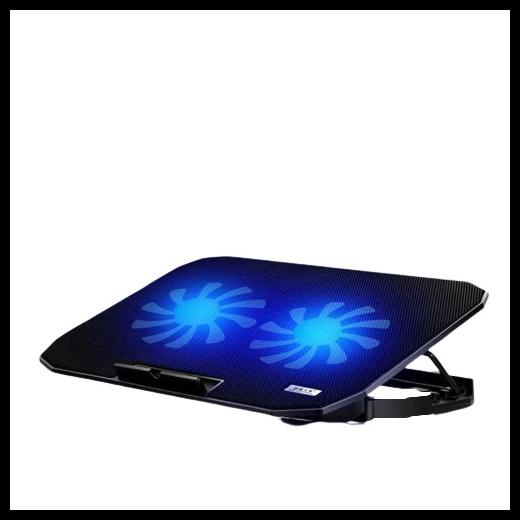 Gaming Cooling Pad 2 Fan Kipas Laptop Notebook Macbook 13 15 17 Inch