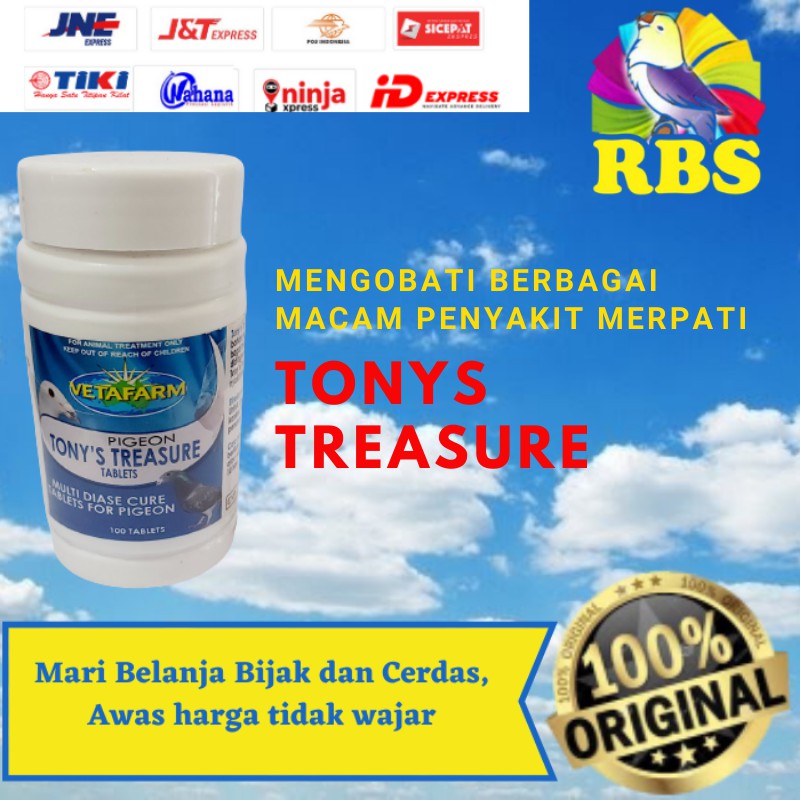Tonys Treasure Obat Berbagai Penyakit Merpati Vetafarm