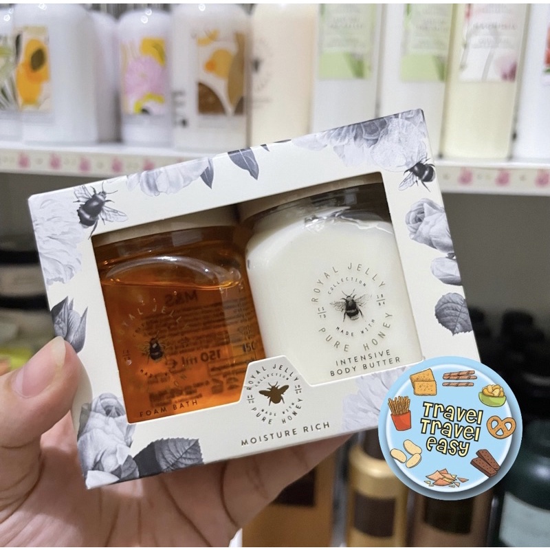 M&S Marks Spencer Gift Idea Royal Jelly Bath & Body Duo Sabun Pure Honey Body Butter