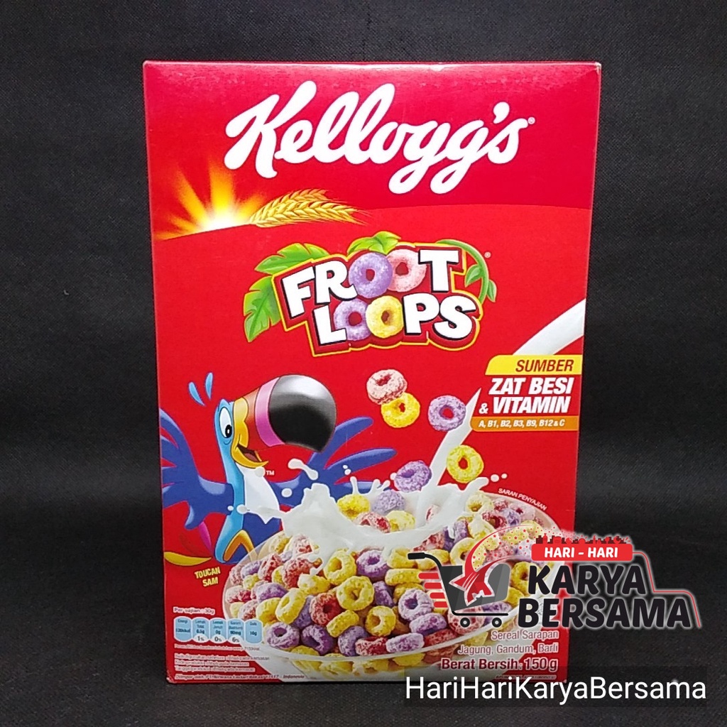 

KELLOGG'S FROOT LOOPS SEREAL SARAPAN 150GR