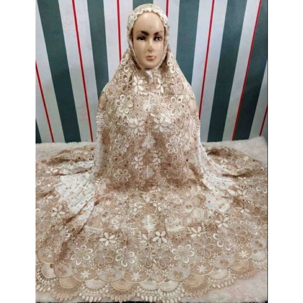 Mukena Sutra Bordir Mukena Brukat Prada Mukena Renda Mukena Premium Terlaris Termurah bisa Cod