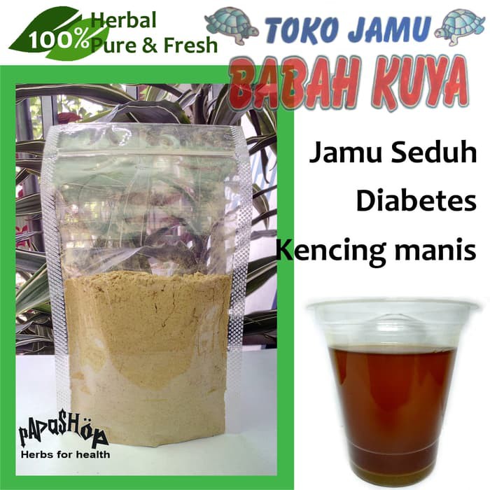 Diabetes kencing manis Toko Jamu Babah Kuya Racikan Seduh Serbuk Herba - ju773