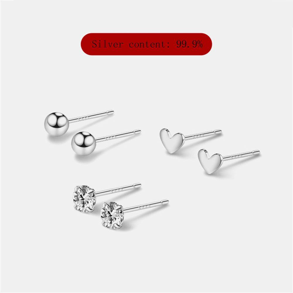 Preva Ear Studs Tidak Perlu Dilepas Kesederhanaan Anting Ornamen Baru Ear-Caring Hypoallergenic