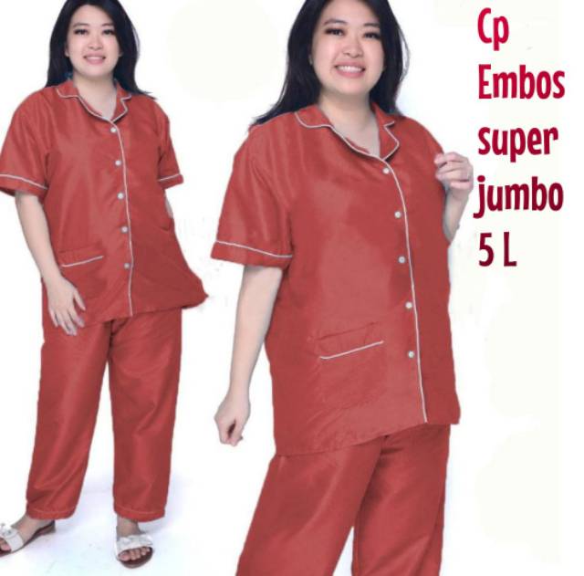 LoverFashion Cp Piyama Embos  Super Jumbo 5L