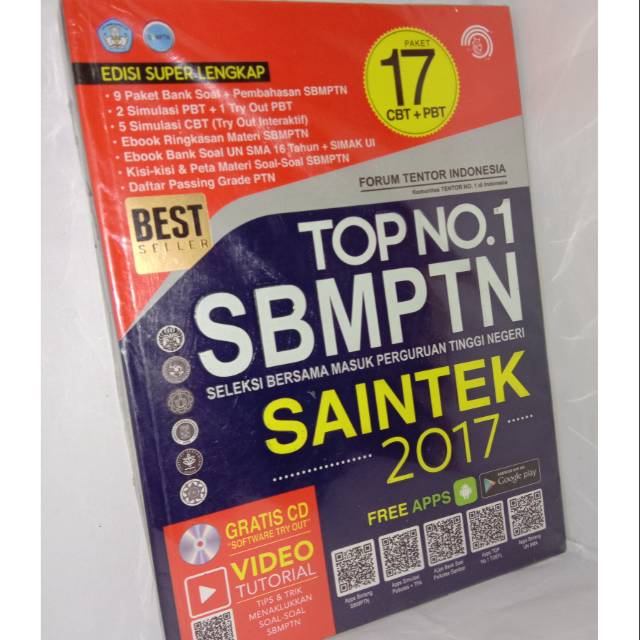 

Top sbmptn saintek 2017 .buku original