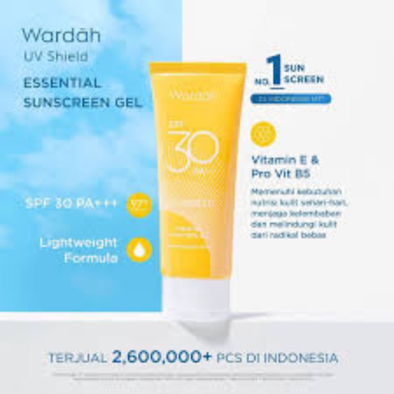 Wardah UV Shield Essential Sunscreen Gel SPF 30PA+++