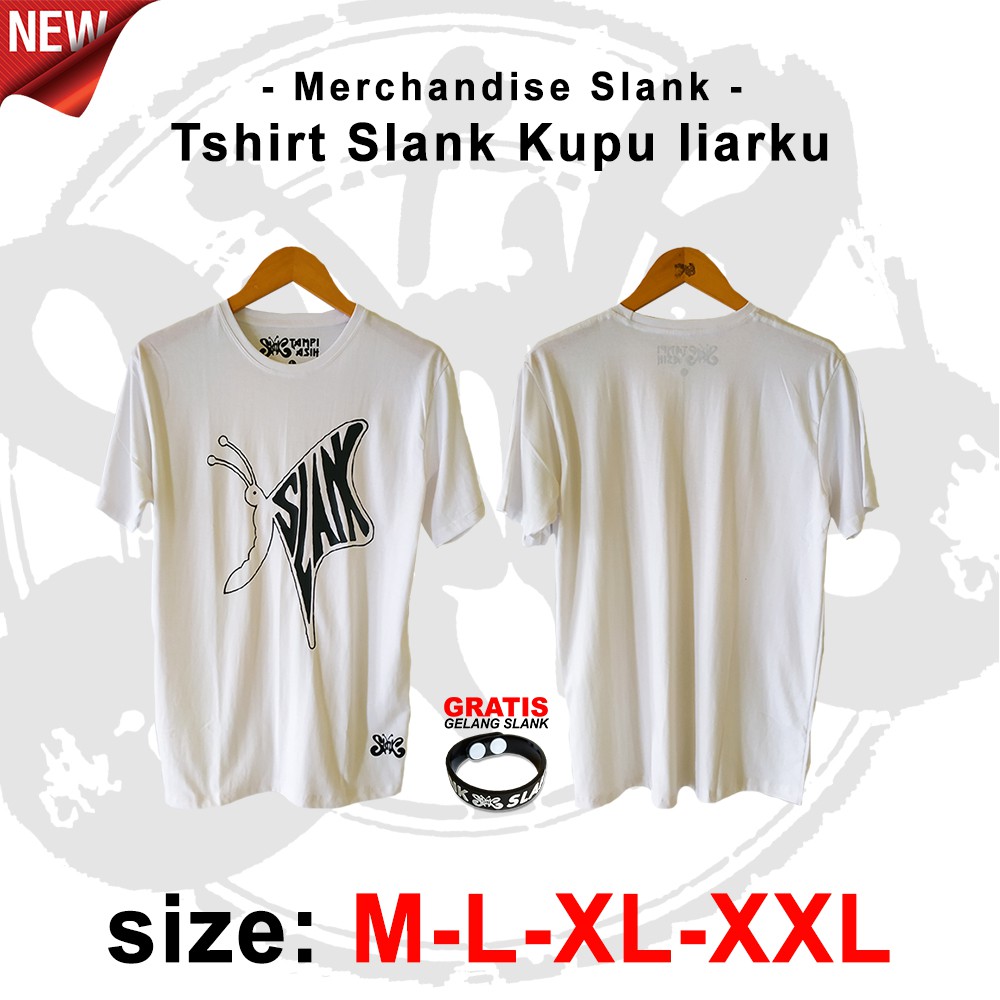 KUPU SLANK 2 - LENGAN PENDEK - ORIGINAL MADE IN SLANKERS - BAJU SLANK - KAOS SLANK - STORE