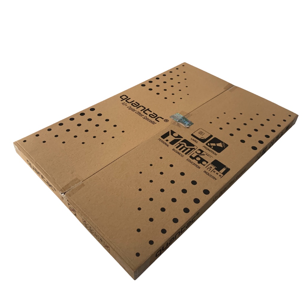 Instant / Sameday QUANTAC UNIVERSAL Sticker Vinyl Digital Print Laser Toner A3+ Stiker Plastik Anti Air Tidak Mudah Sobek - Pack
