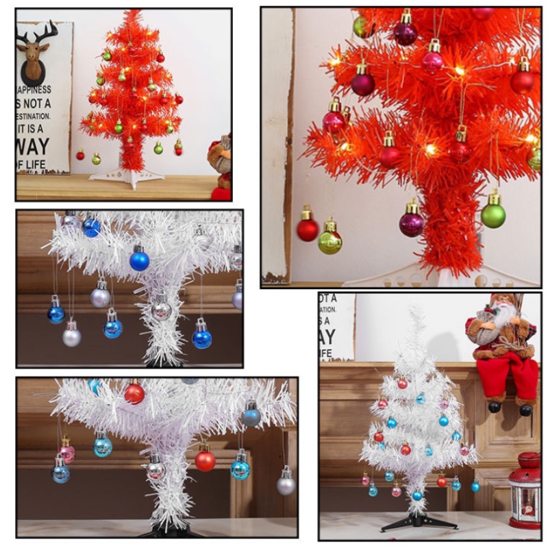 [ 12Pcs/Set Colorful Christmas Tree Balls Decoration Products  For Xmas Tree ]