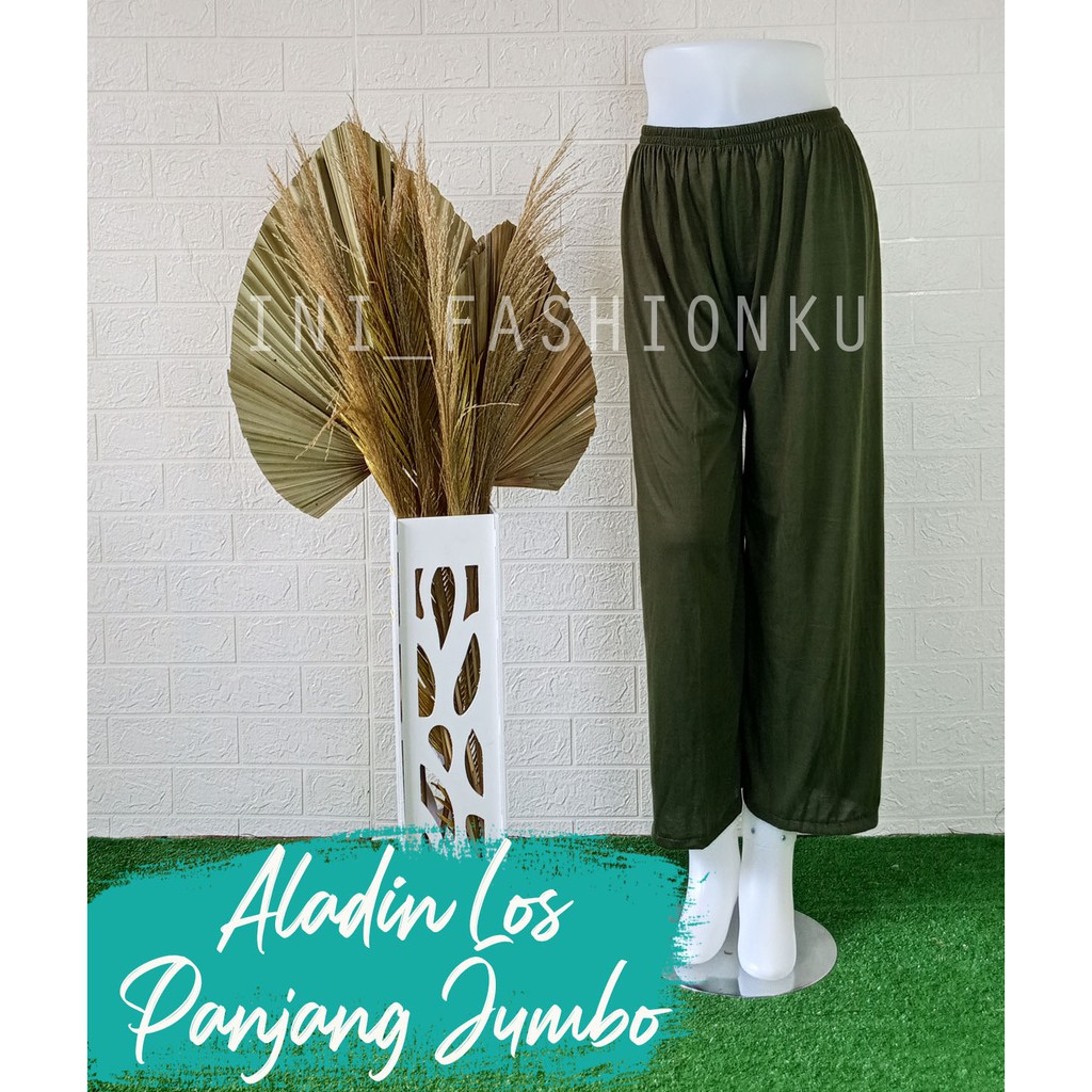 CELAMIS SANTAI LOS / ALADIN PANJANG LOS JUMBO BB 45-85 KG / CELANA KAOS RAYON READY BISA COD