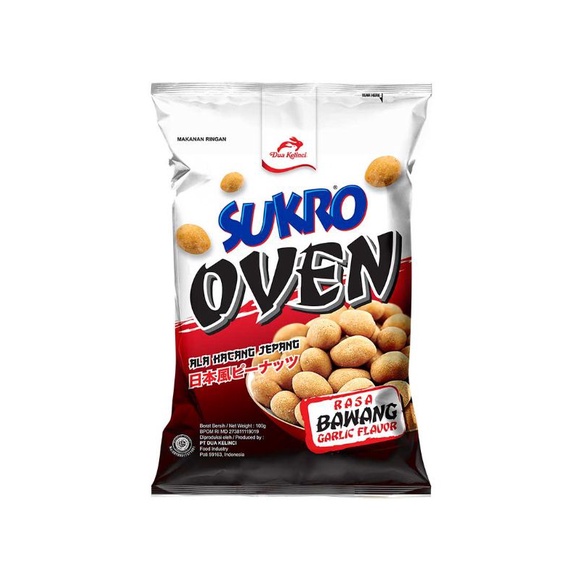 

Dua Kelinci Kacang Sukro Oven Bawang 100G