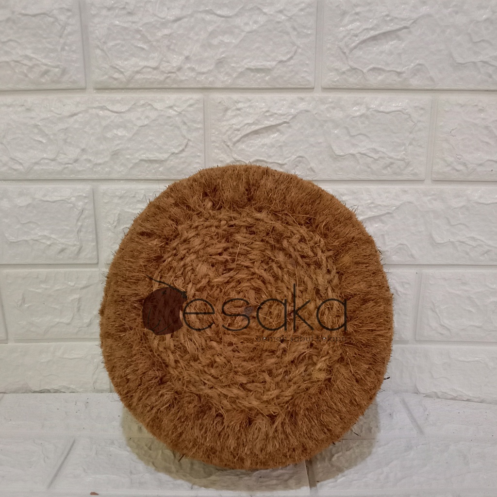 pot bonsai sabut kelapa pendek unik klasik cover pot bonsai serabut kelapa model bulu