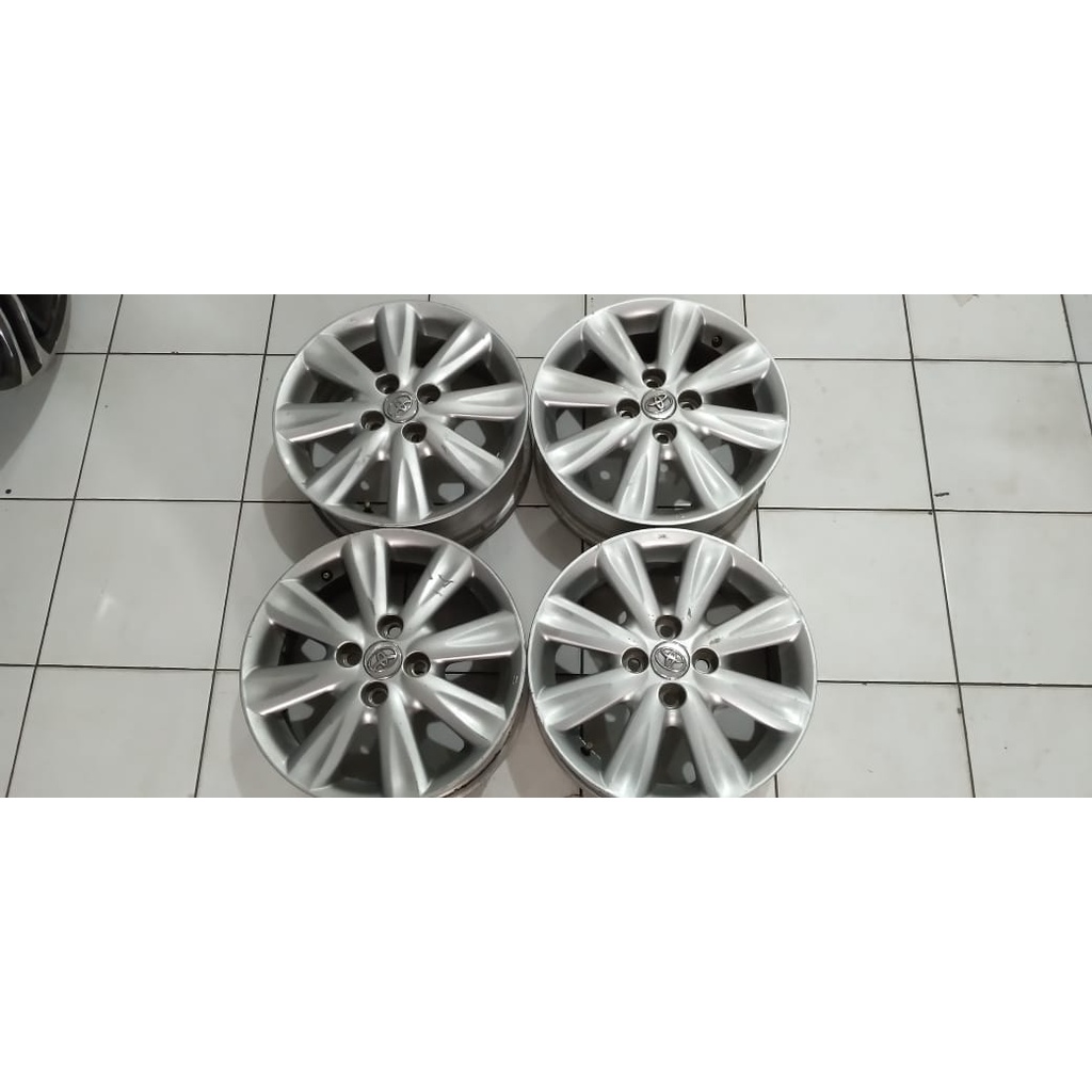 velg mobil bekas mobil yaris ring 15 lubang baut 4x100