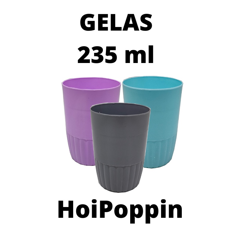 HPP - GELAS 235ML - GELAS UNGU - GELAS PLASTIK - GELAS WARNA - GELAS TEH - GELAS PROYEK - GELAS KECIL - GELAS PLASTIK MURAH